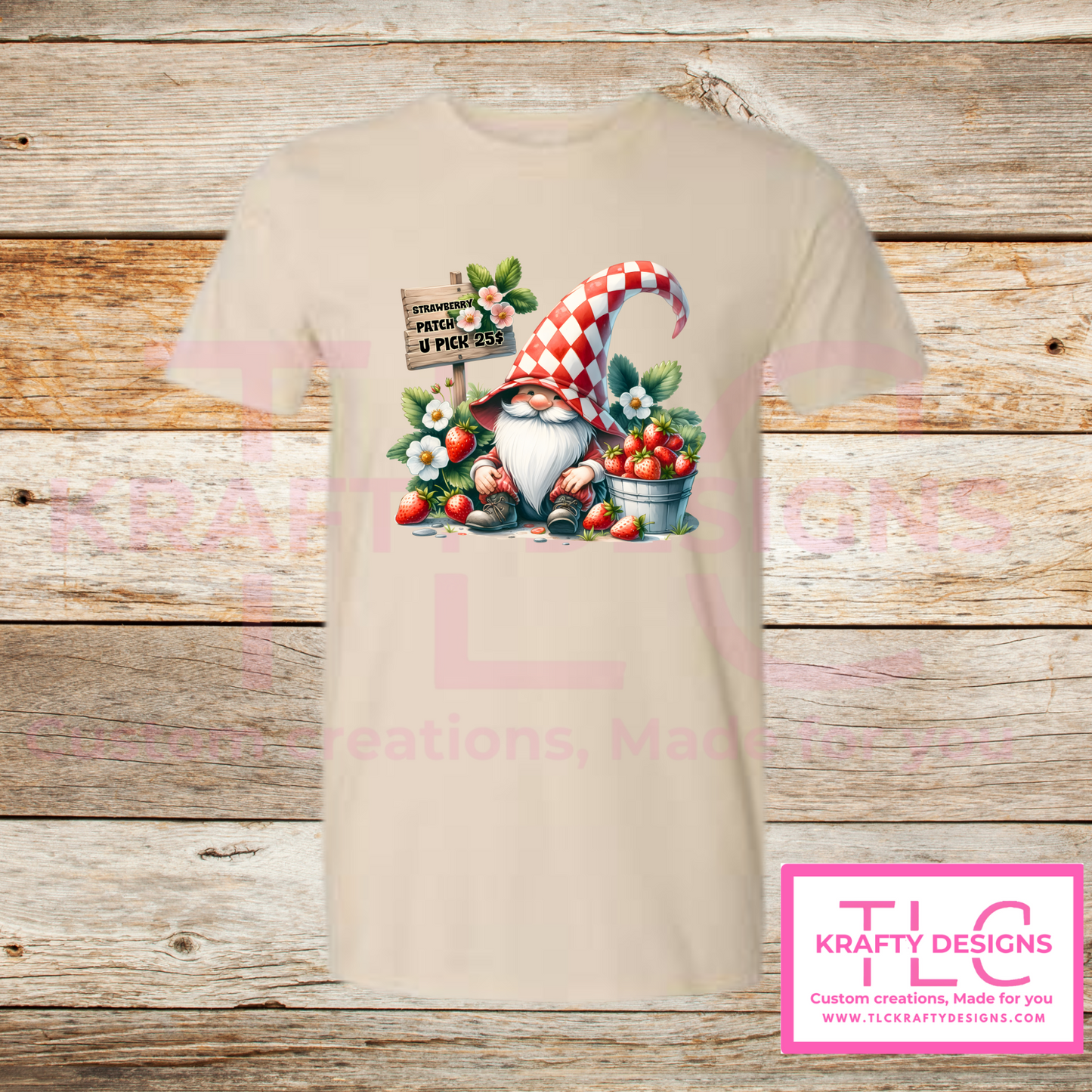Strawberry Patch Gnome Shirts – Sweet Summer Farmhouse Vibes