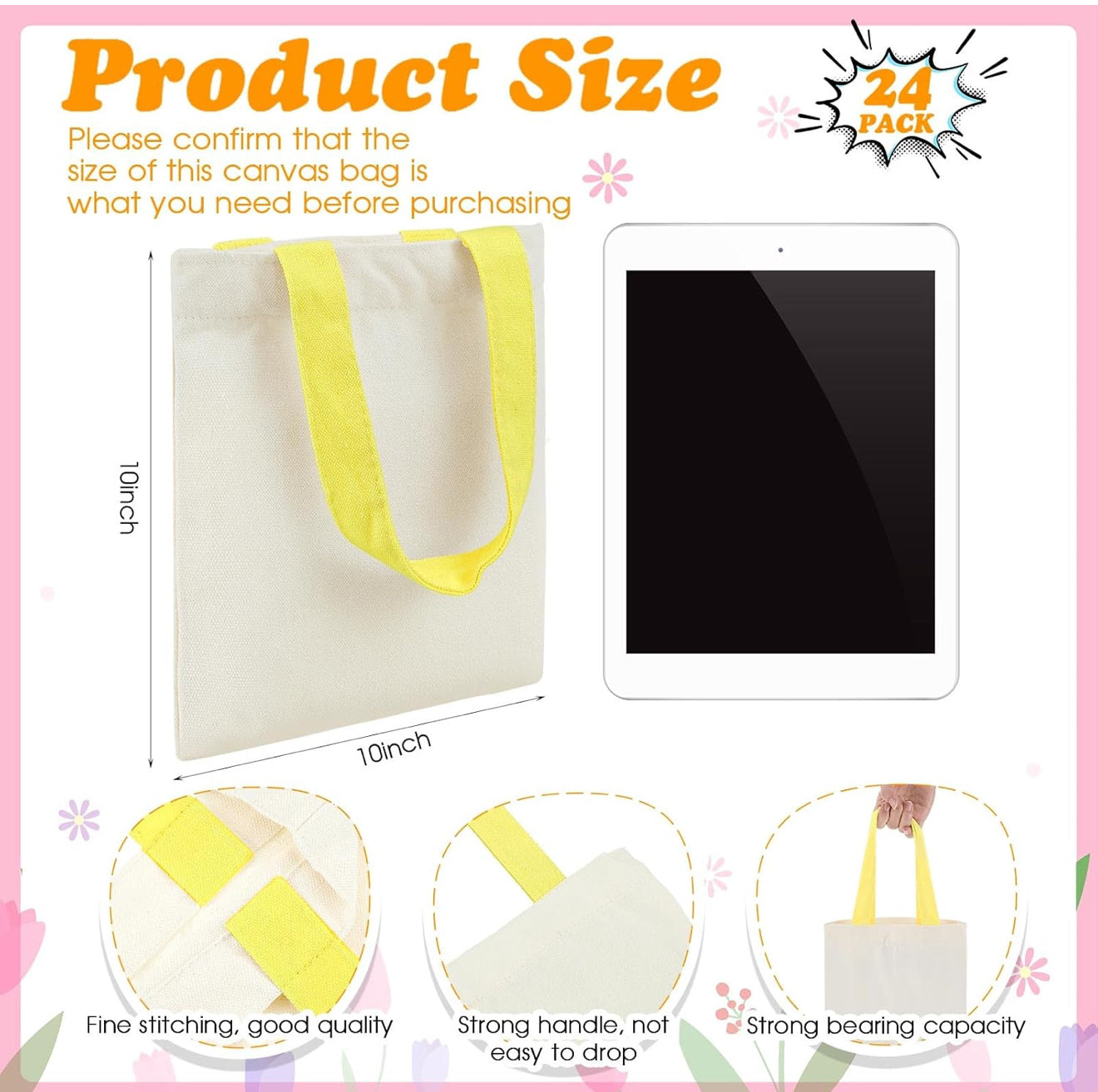 Custom Christmas Tote Bags – Personalized Kids Tote Bags in Fun Character Designs CK