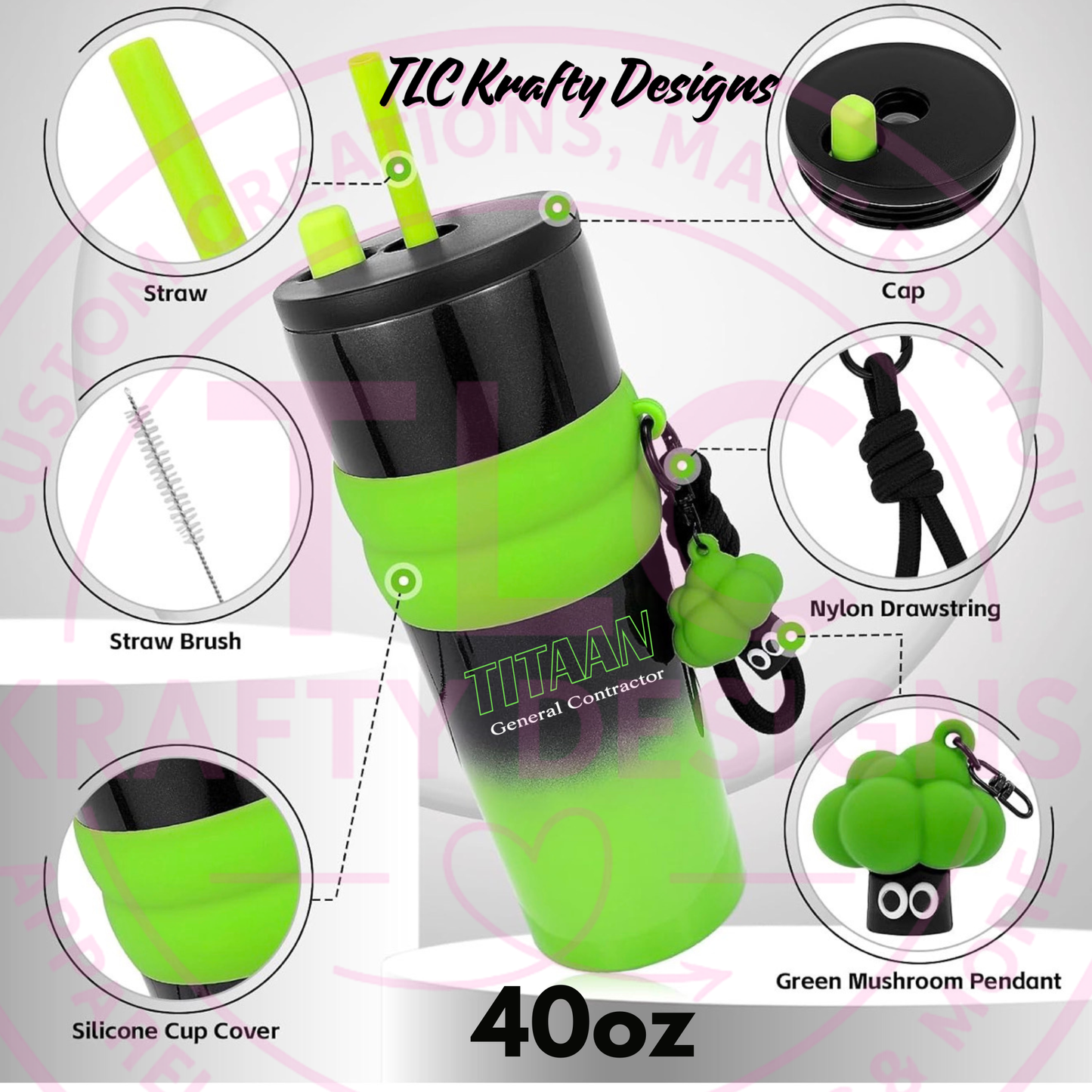 Titaan General Contractor Branded UVT Drinkware Collection