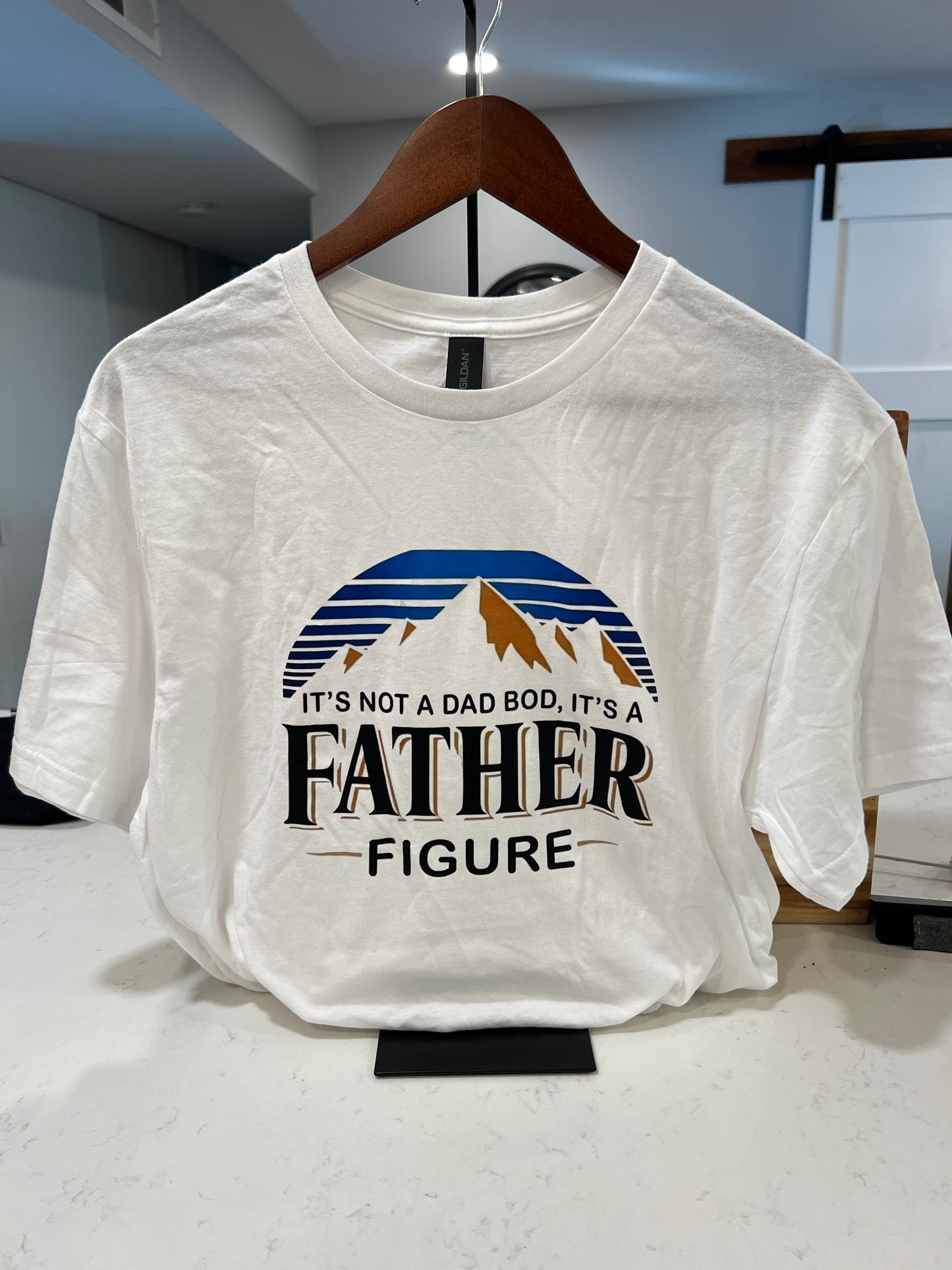It's not a dad bod, it's a Father Figure soft style shirt!
