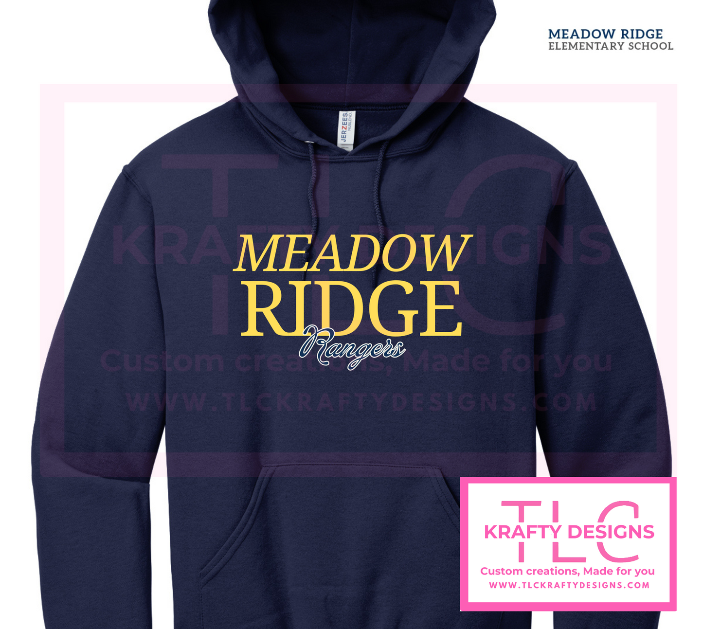 Classic Meadow Ridge Rangers Sweatshirt - Meadow Ridge Spirit Wear
