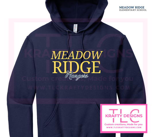 Classic Meadow Ridge Rangers Sweatshirt - Meadow Ridge Spirit Wear