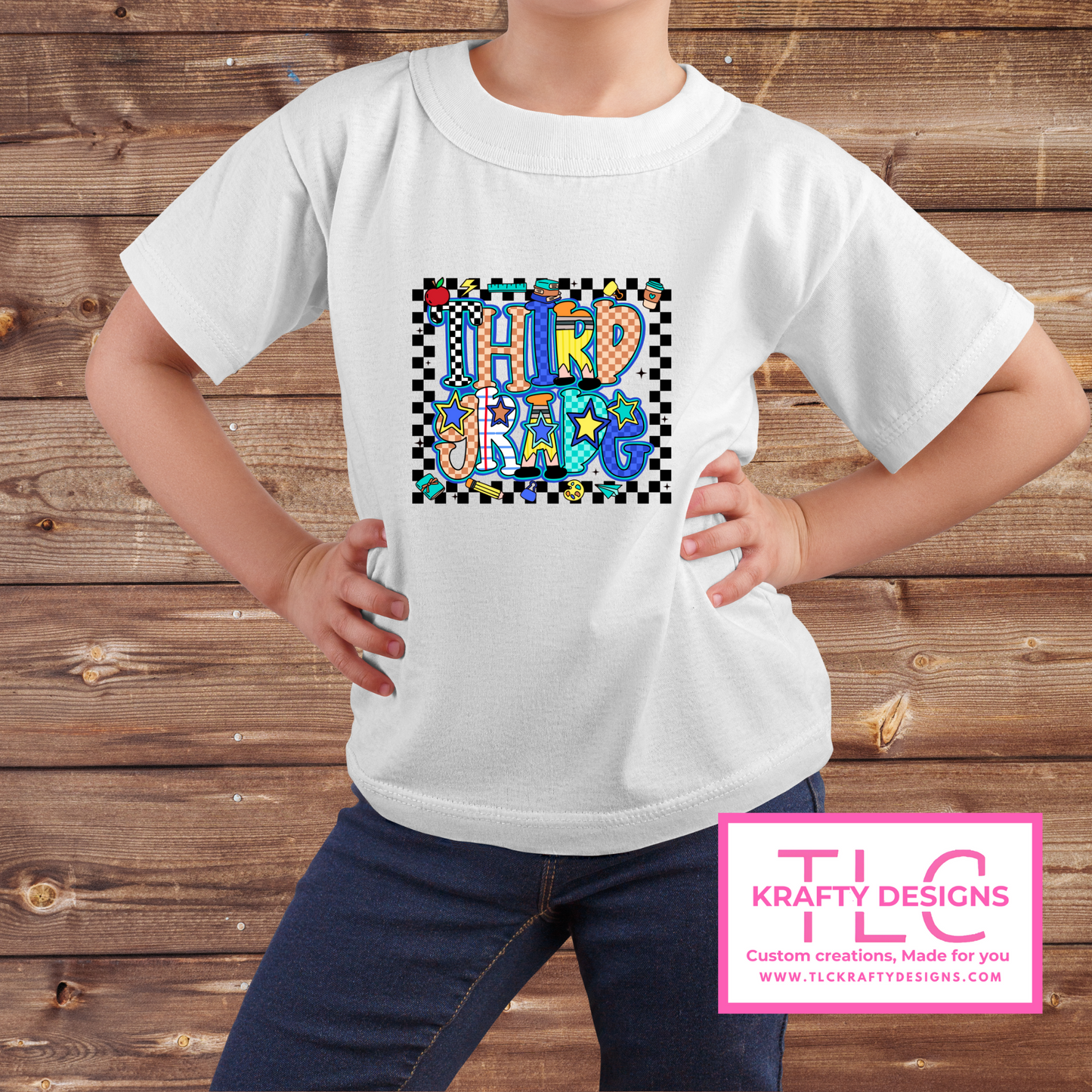 Colorful Grade Level Youth T-Shirts – Back to School Graphic Tees