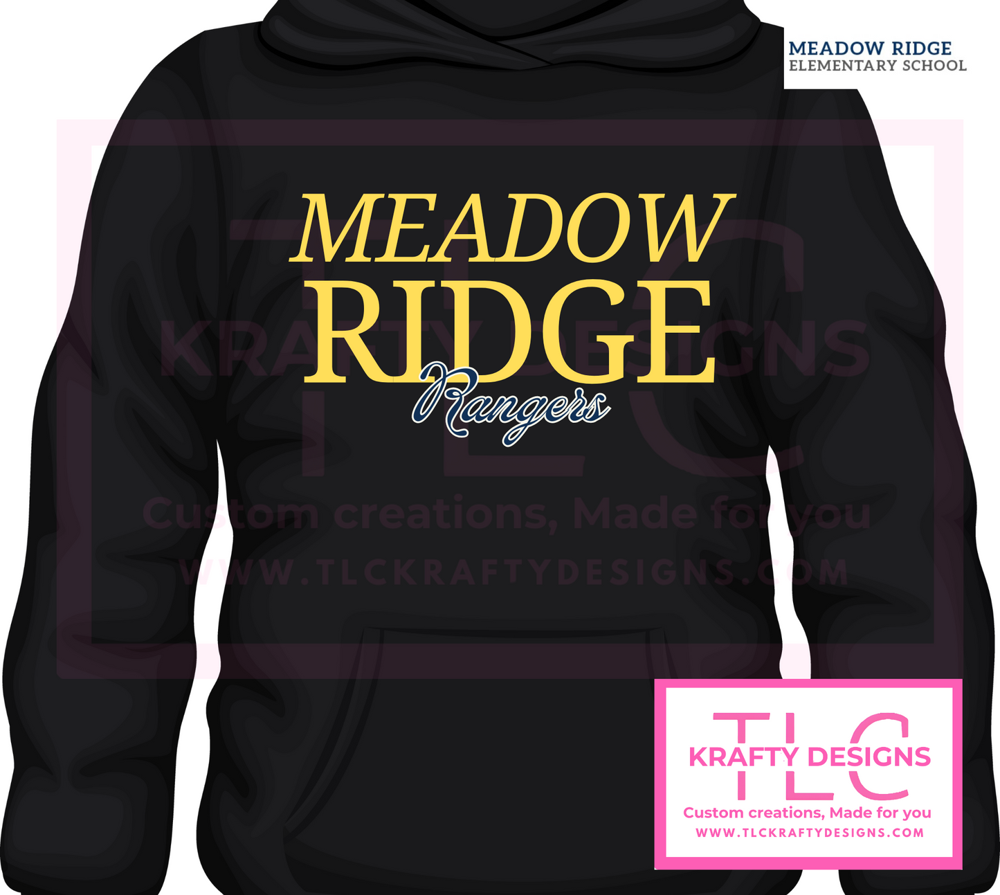 Classic Meadow Ridge Rangers Sweatshirt - Meadow Ridge Spirit Wear