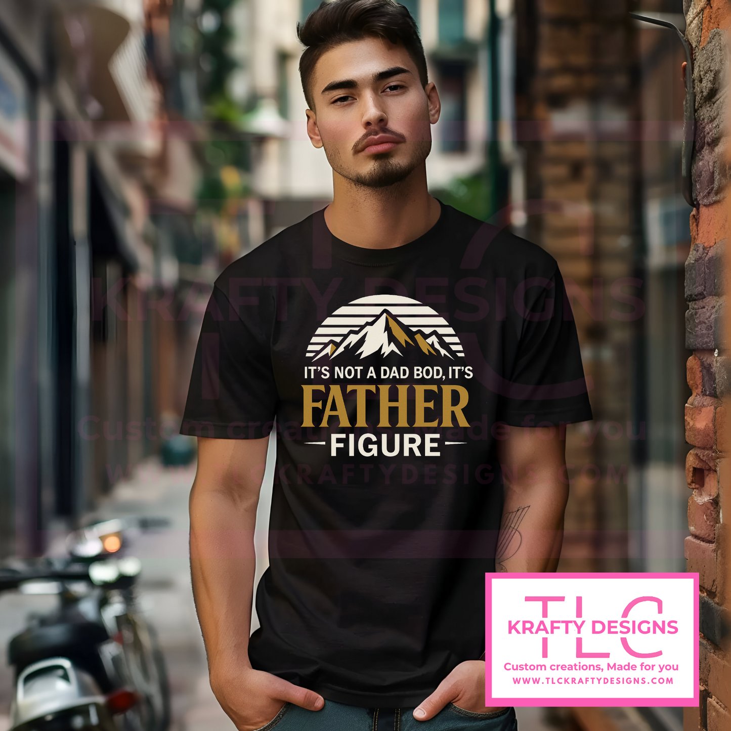 Father Figure Shirt – Funny Dad Bod Tee | Father’s Day Gift for Dads