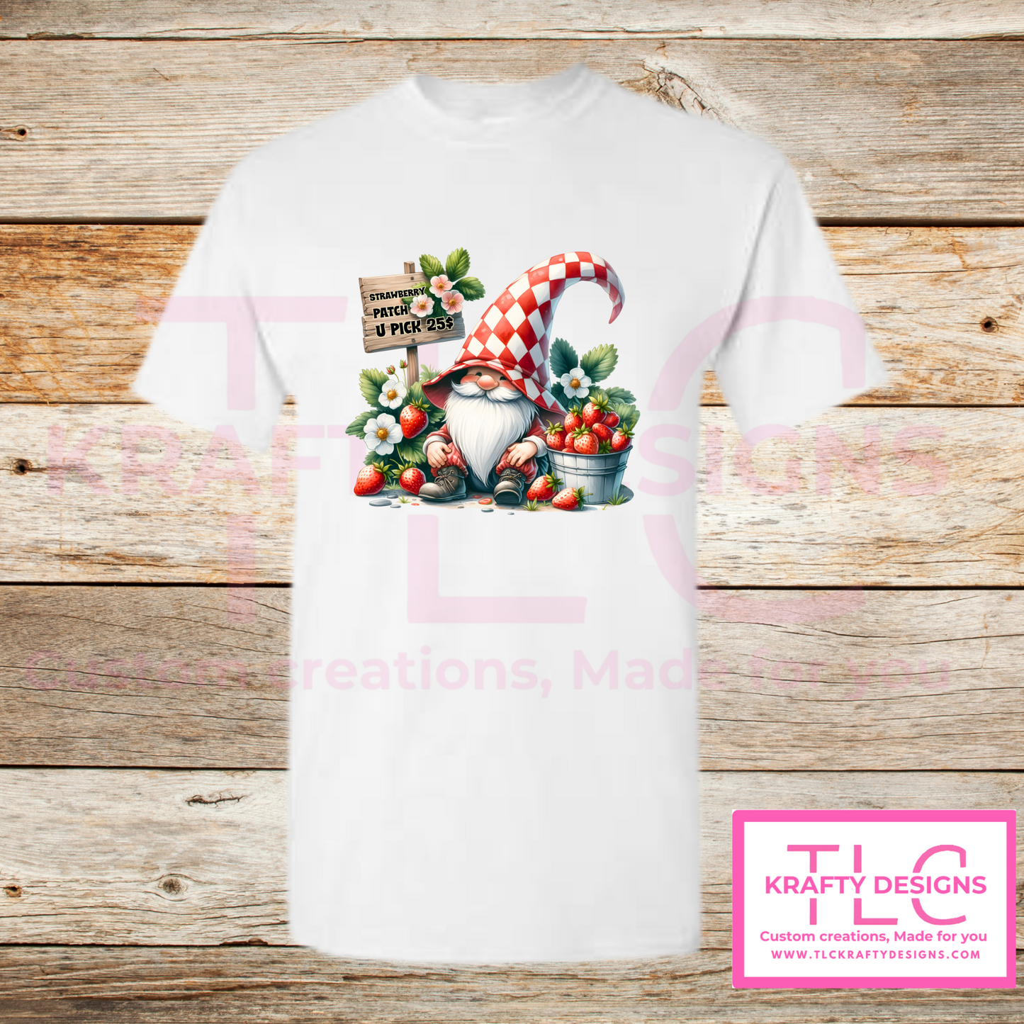 Strawberry Patch Gnome Shirts – Sweet Summer Farmhouse Vibes