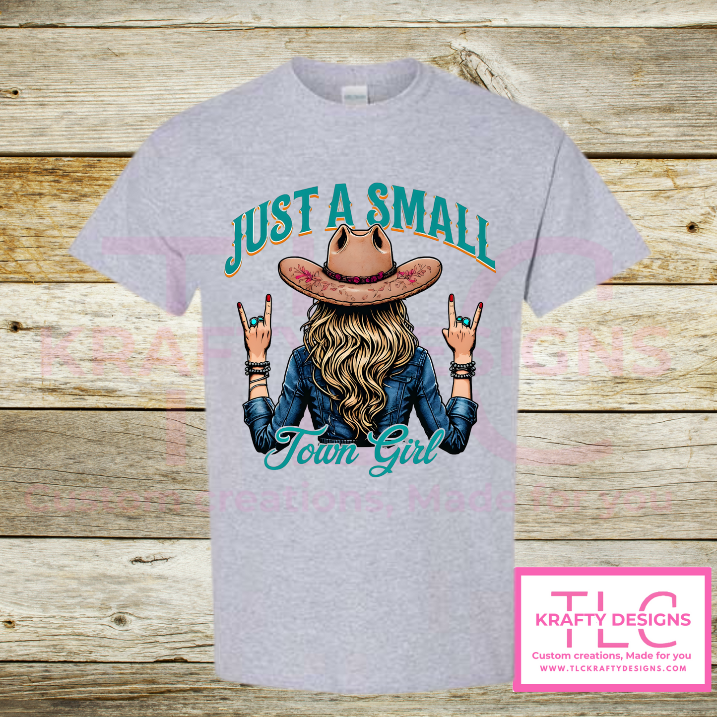 Just a Small Town Girl Graphic Tee β Country Western Cowgirl Shirt