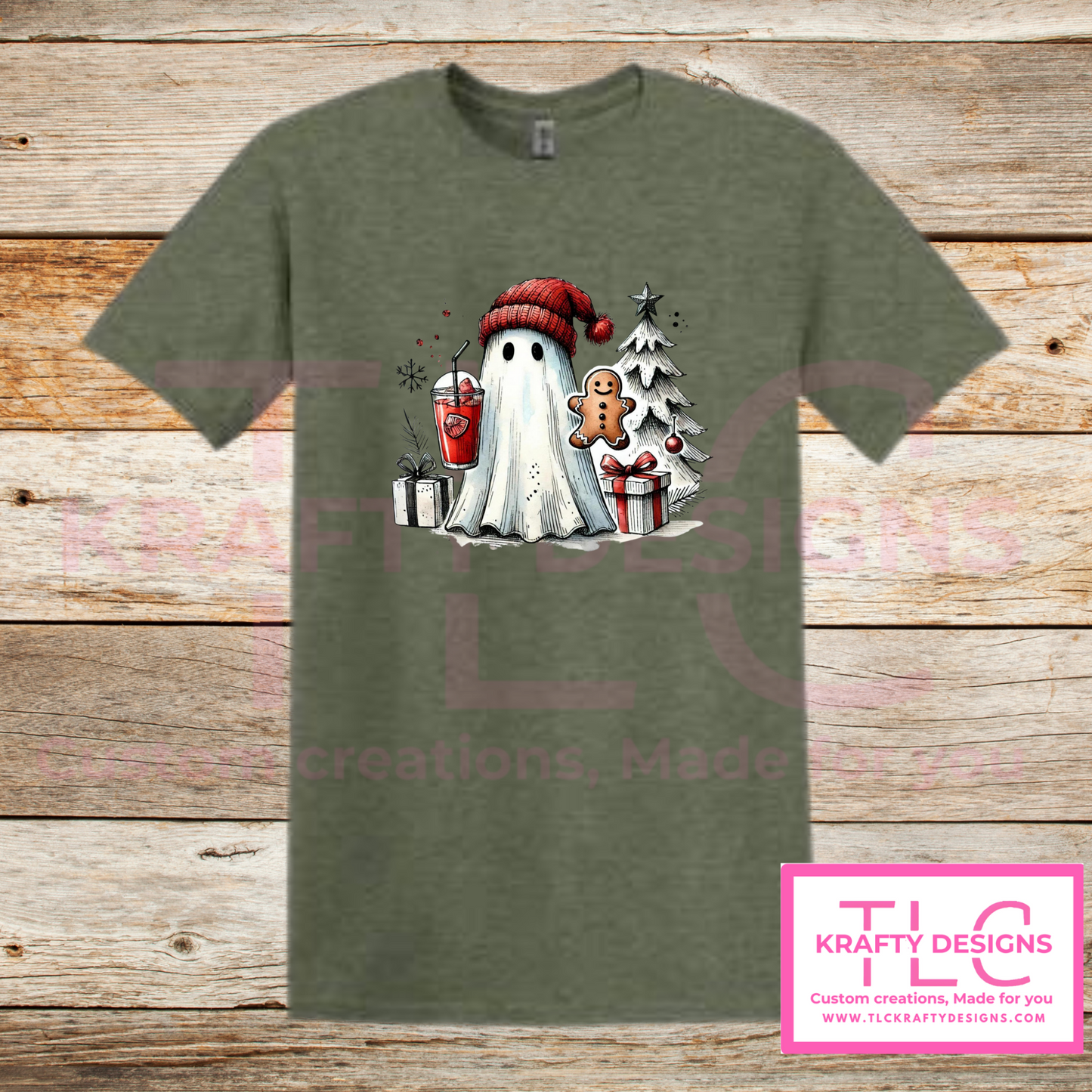 Ghostmas Holiday Shirt – Cute Ghost Christmas Top