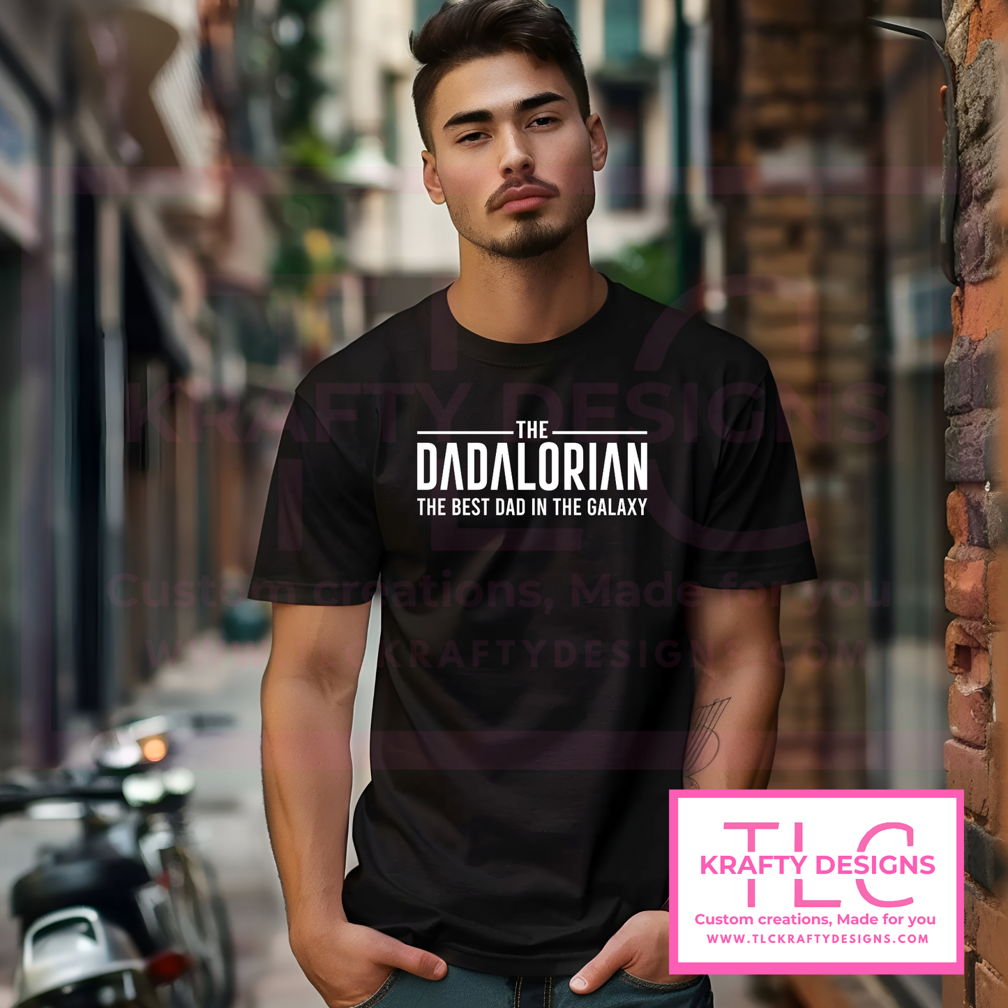 Dadalorian T-Shirt – Best Dad in the Galaxy | Funny Father’s Day Gift