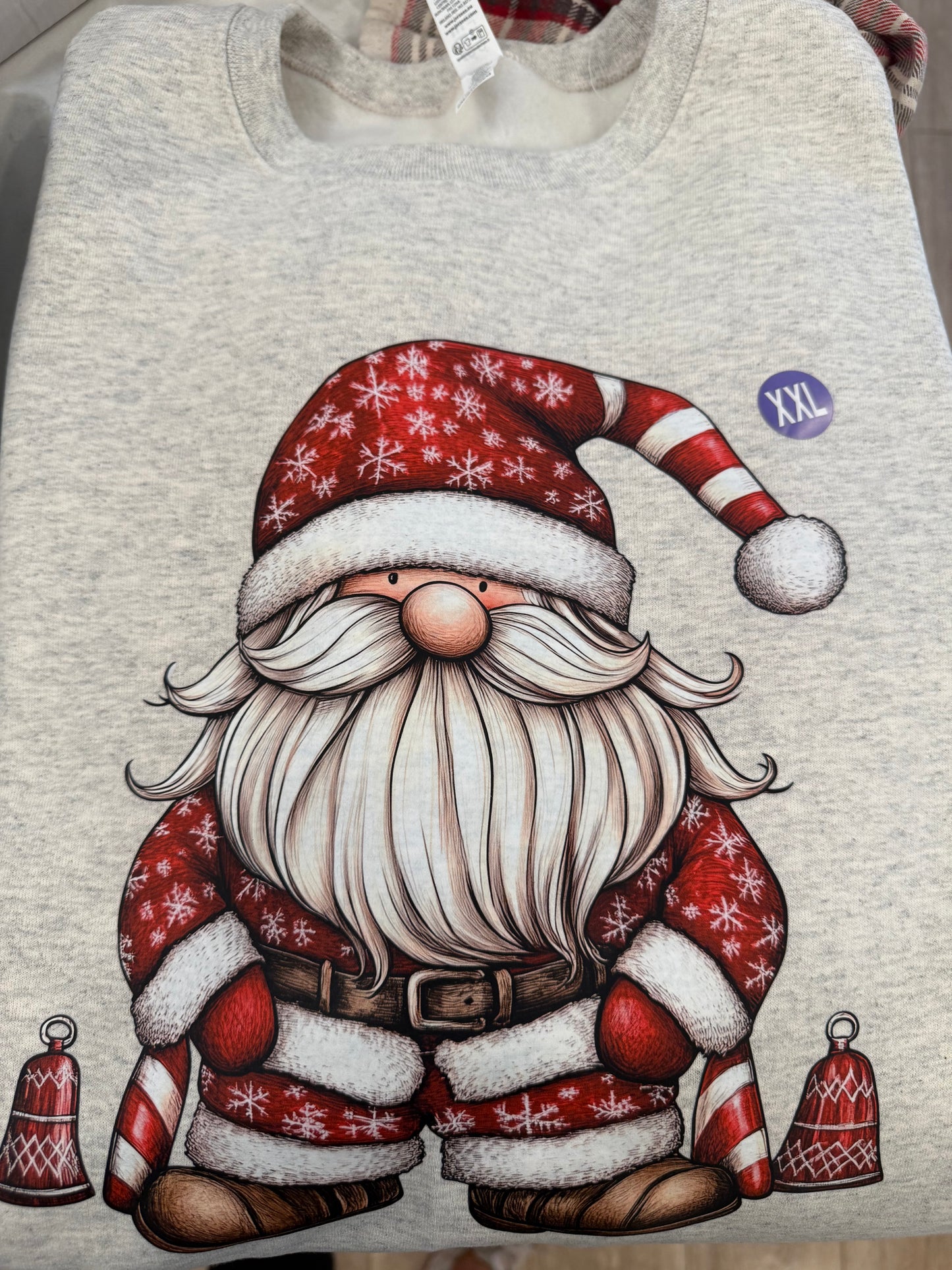 Cozy Santa Gnome Christmas Crewneck β Holiday Sweatshirt