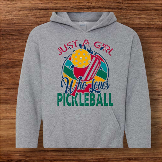 Just a Girl Who Loves Pickleball Sweatshirt
