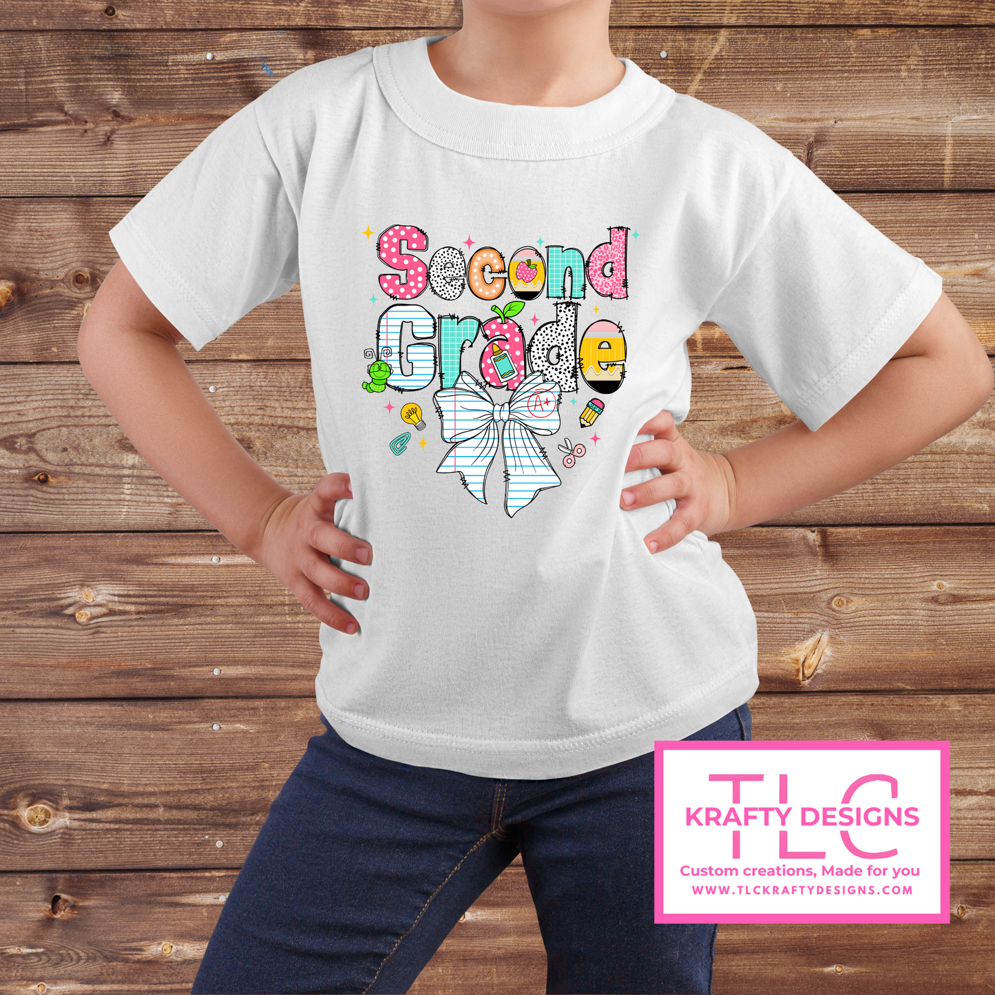 Colorful Grade Level Youth Shirts – Pre-K to 5th Grade Back-to-School Tees