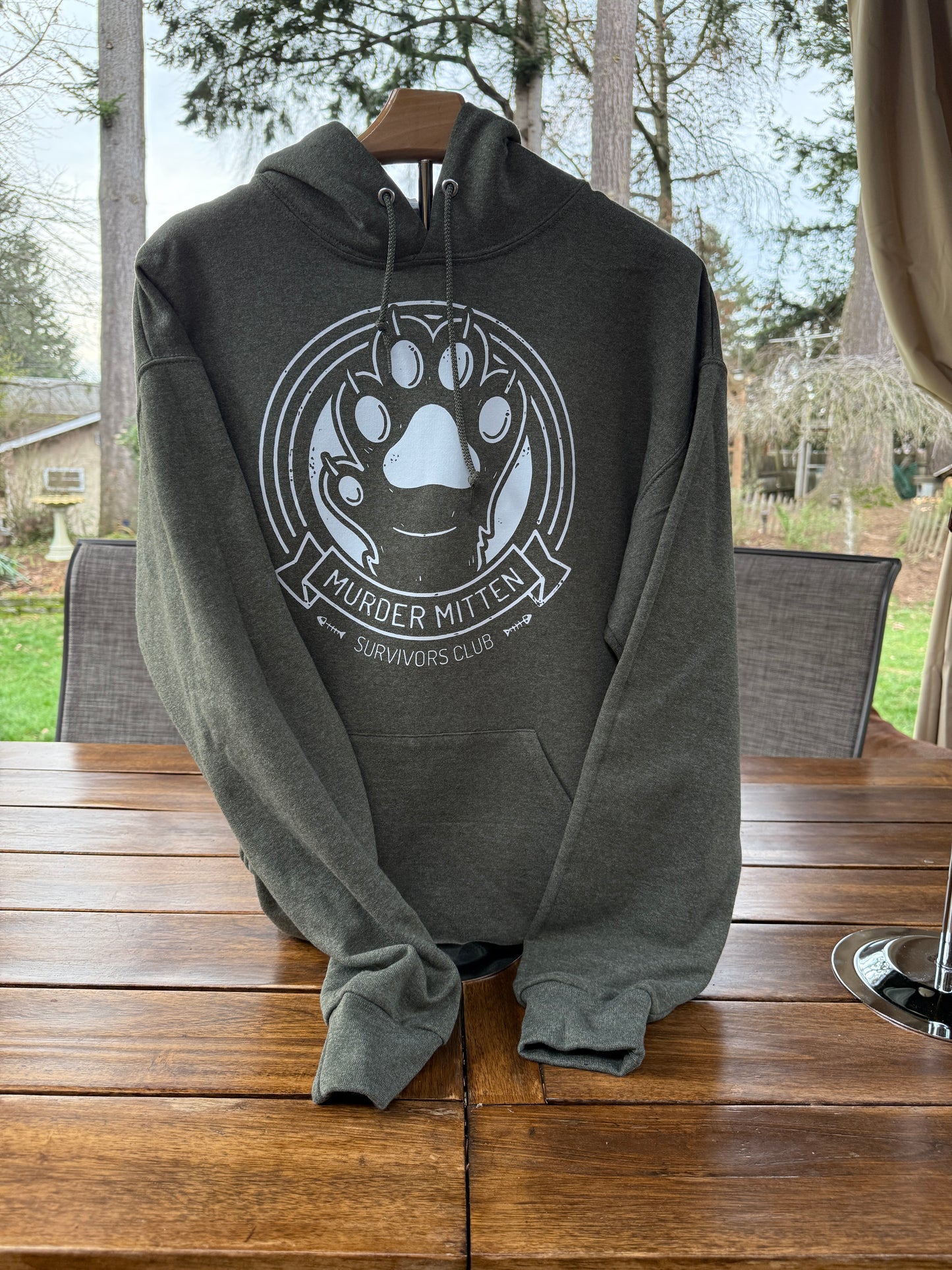 Murder Mitten Survivors Club Hoodie – Fun & Cozy Cat Lover Apparel