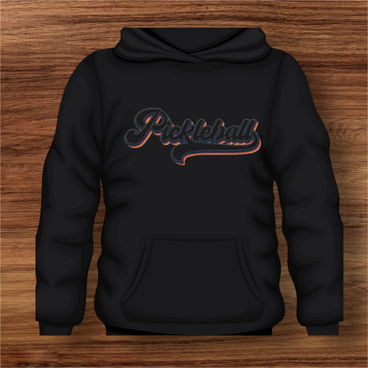 Retro Pickleball Script Sweatshirt