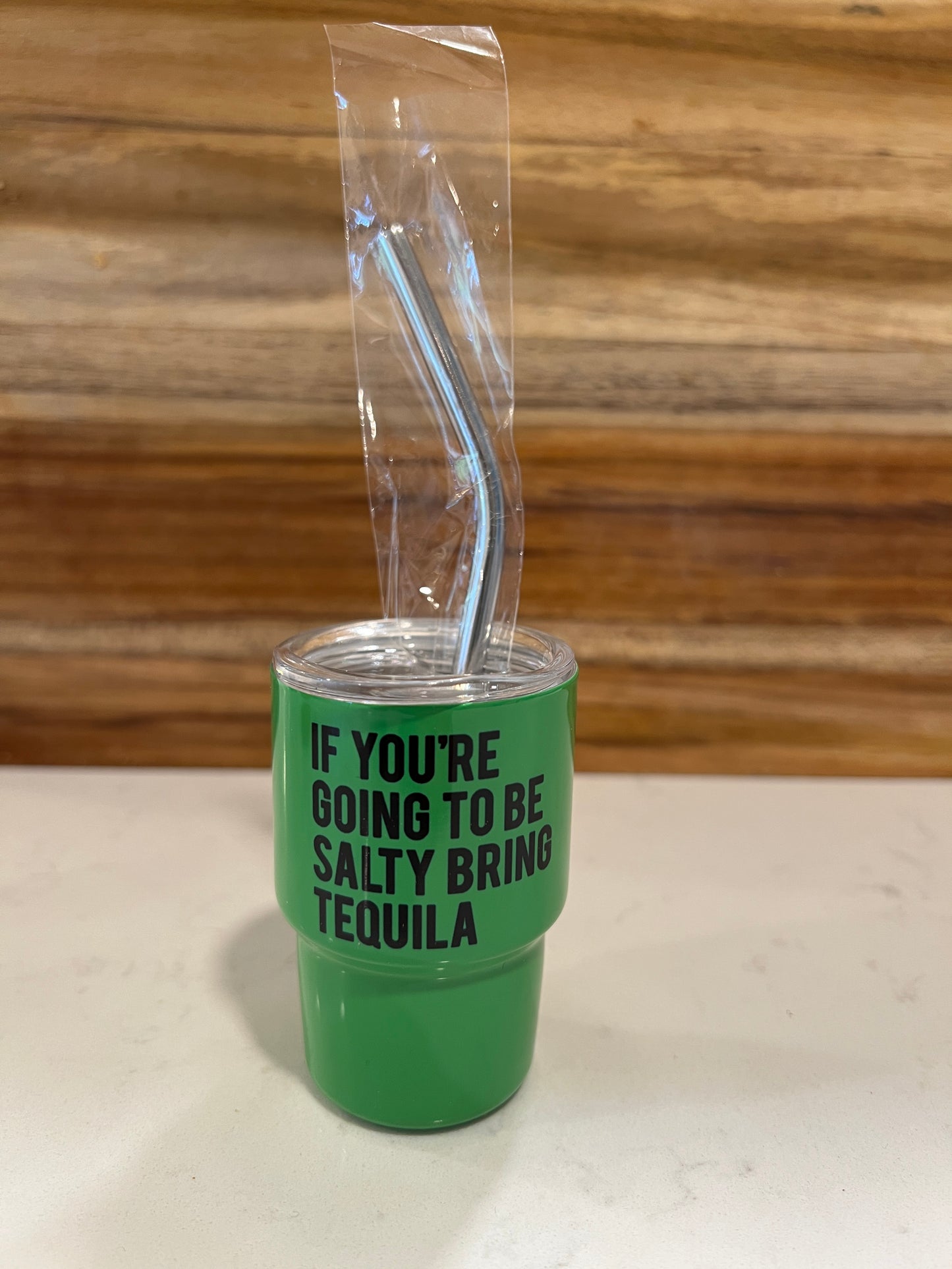 If you're going to be salty bring Tequila Customized 3oz. Tumbler shot glass