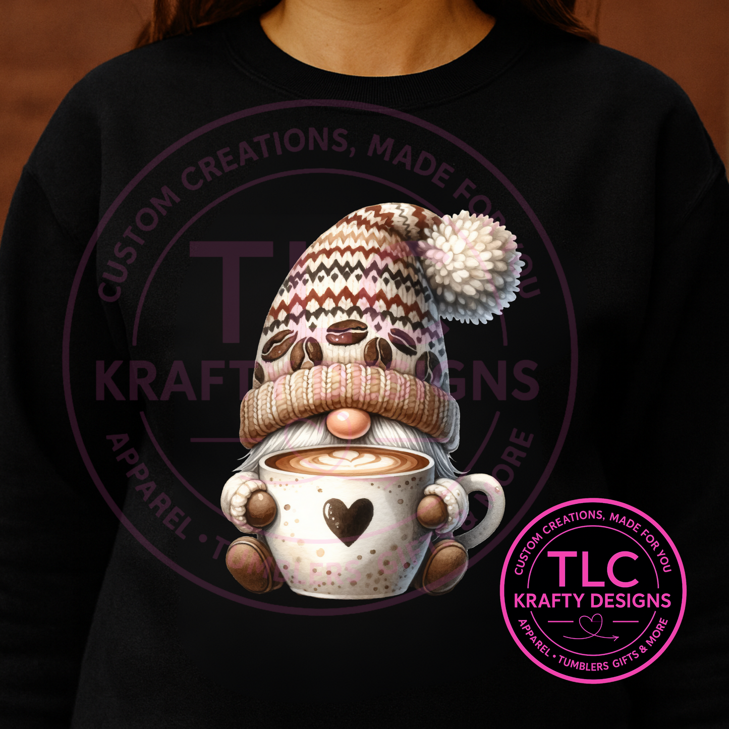 Coffee Gnome Sweatshirt β Cozy Coffee Lover Pullover