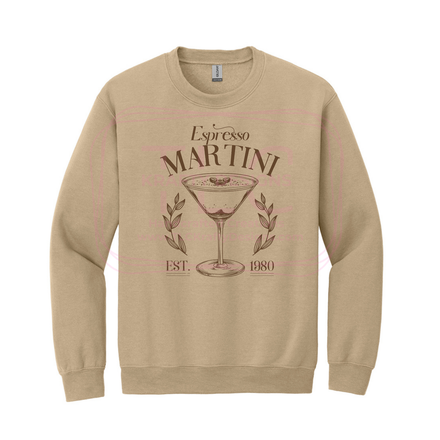 Espresso Martini Sweatshirt – Classic Coffee Cocktail Design