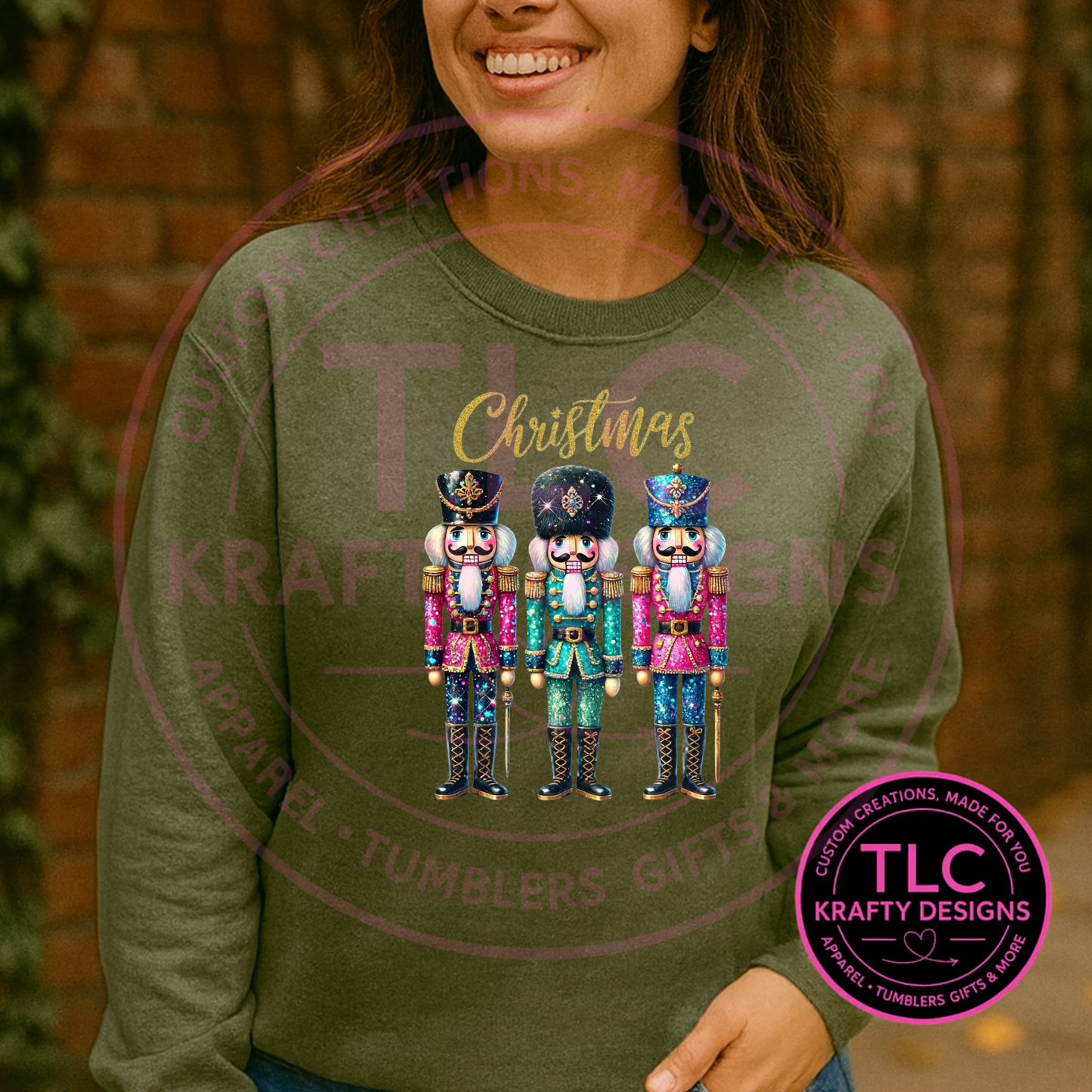 🎄Pink and Green Nutcracker T-Shirt