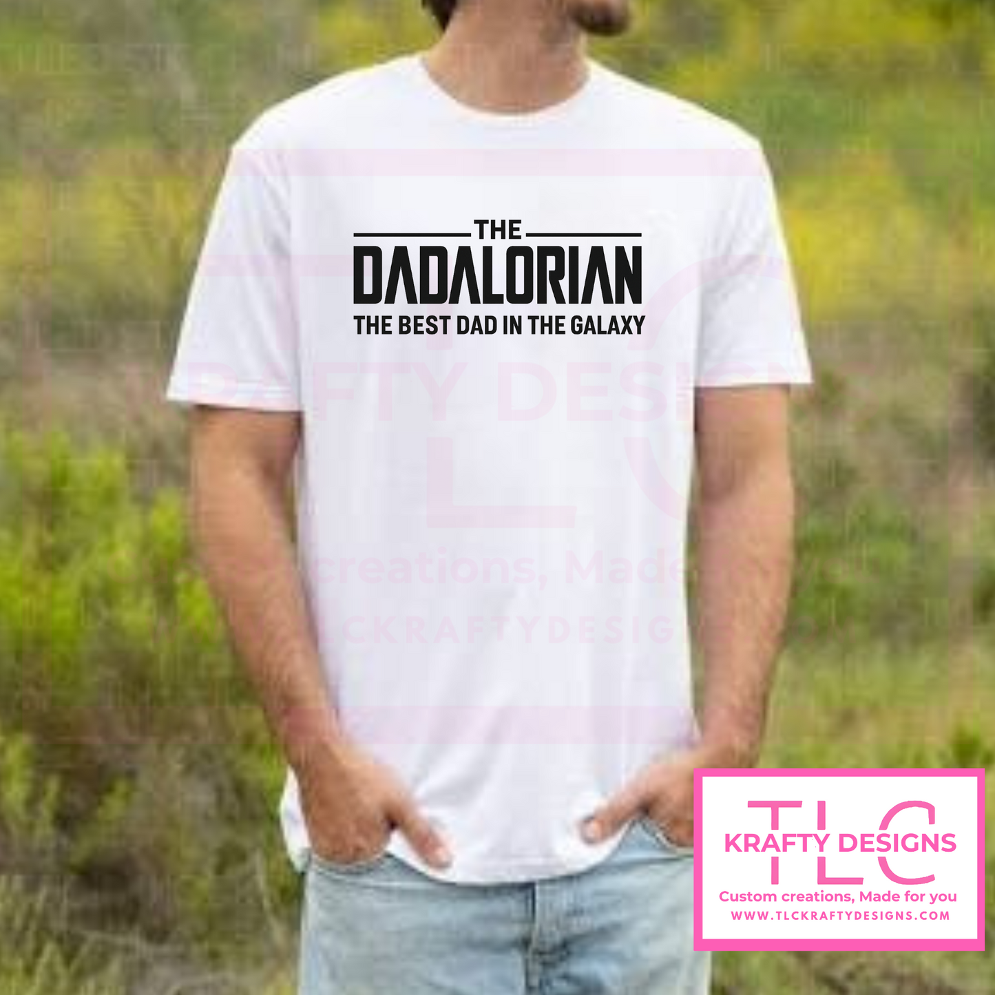 Dadalorian T-Shirt – Best Dad in the Galaxy | Funny Father’s Day Gift