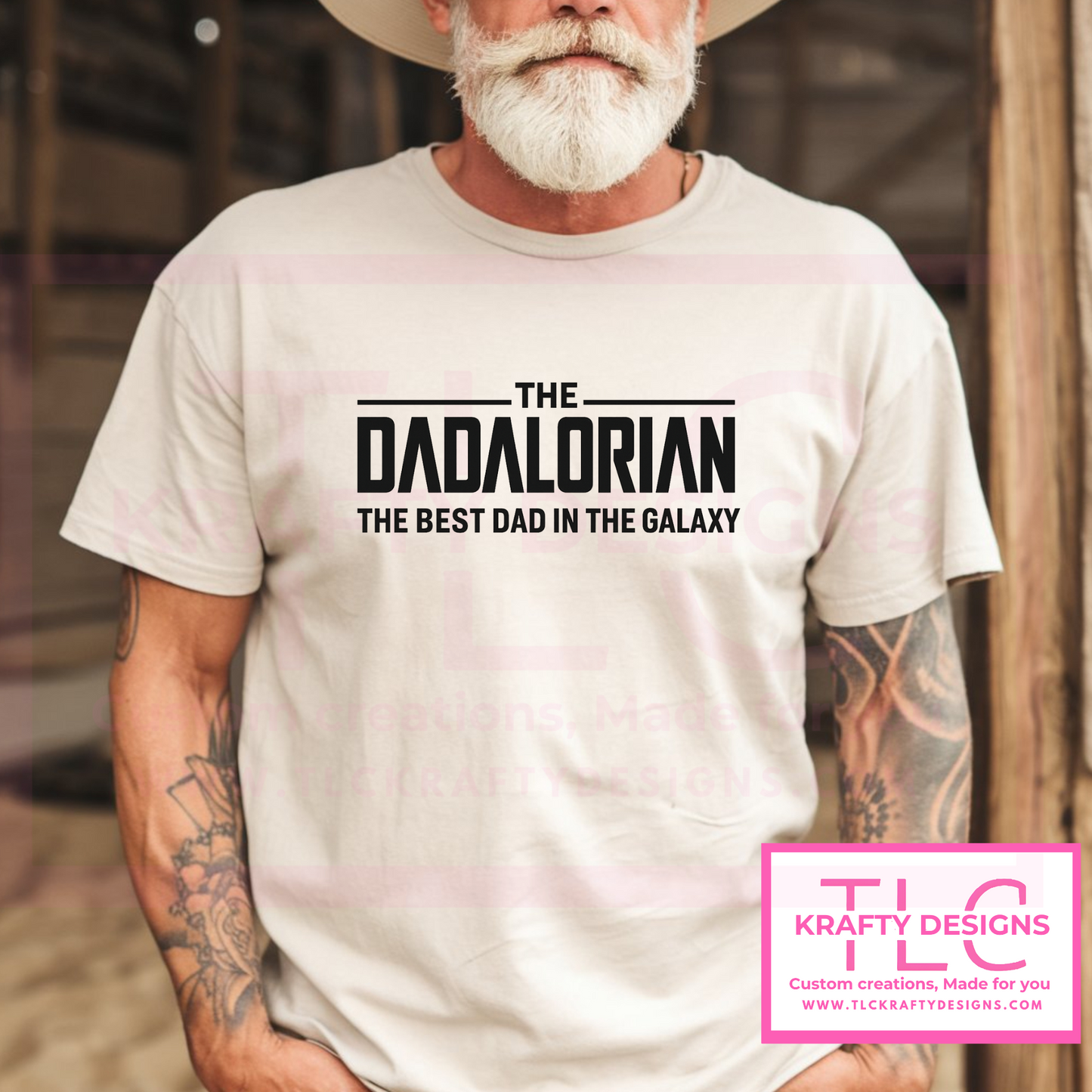Dadalorian T-Shirt – Best Dad in the Galaxy | Funny Father’s Day Gift