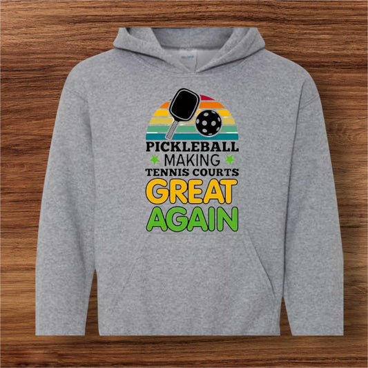 Pickleball: Making Tennis Courts Great Again Sweatshirt