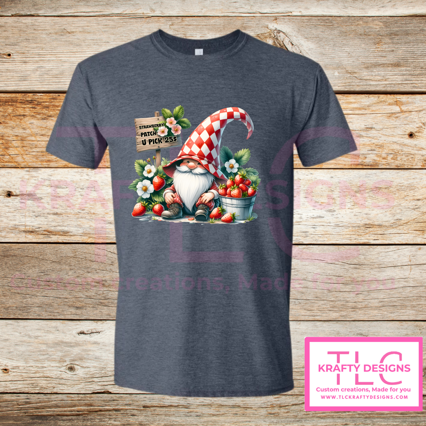 Strawberry Patch Gnome Shirts – Sweet Summer Farmhouse Vibes