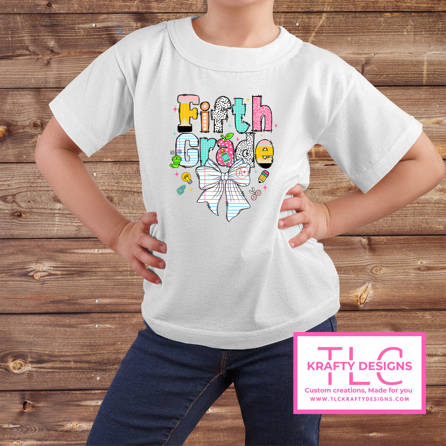 Colorful Grade Level Youth Shirts – Pre-K to 5th Grade Back-to-School Tees