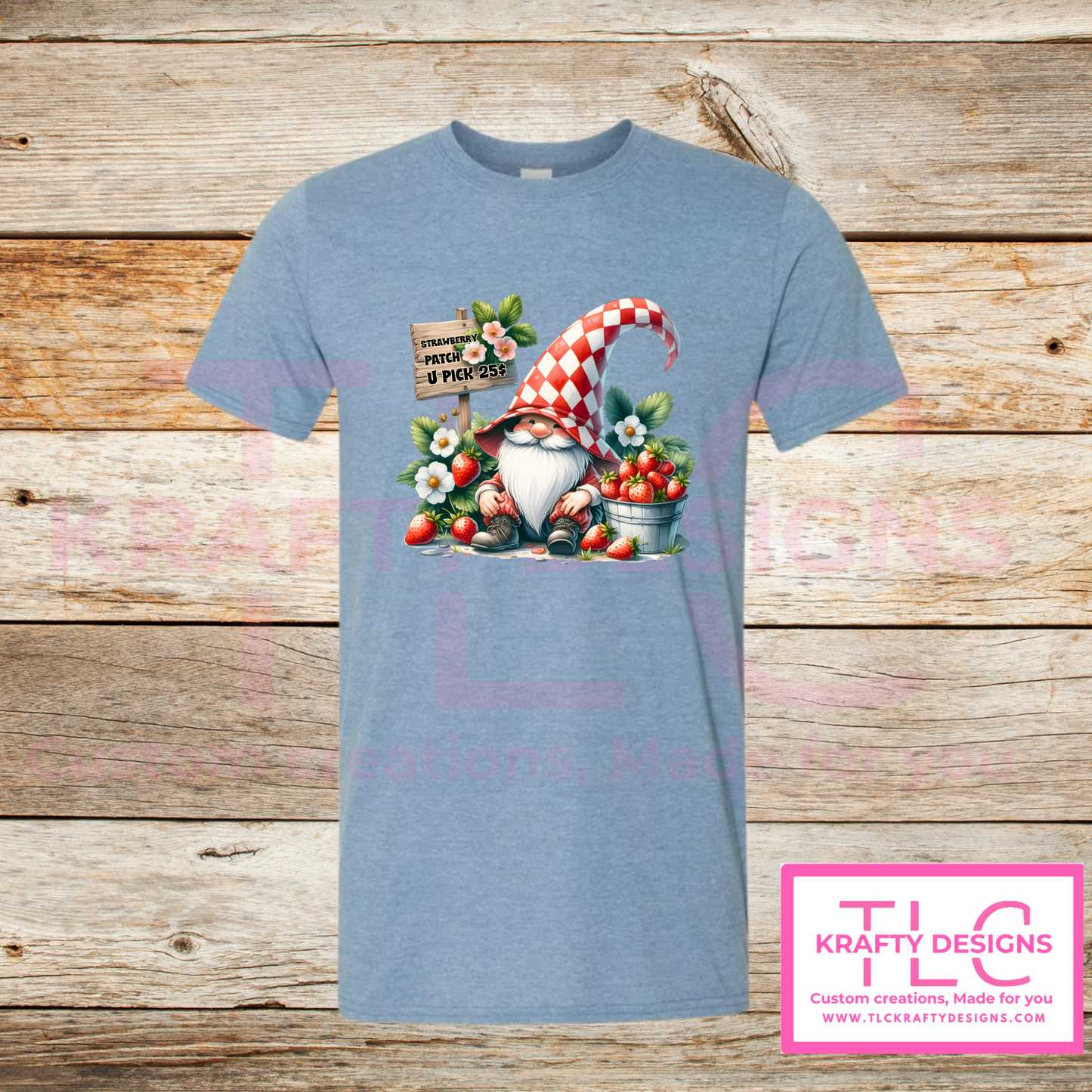 Strawberry Patch Gnome Shirts – Sweet Summer Farmhouse Vibes