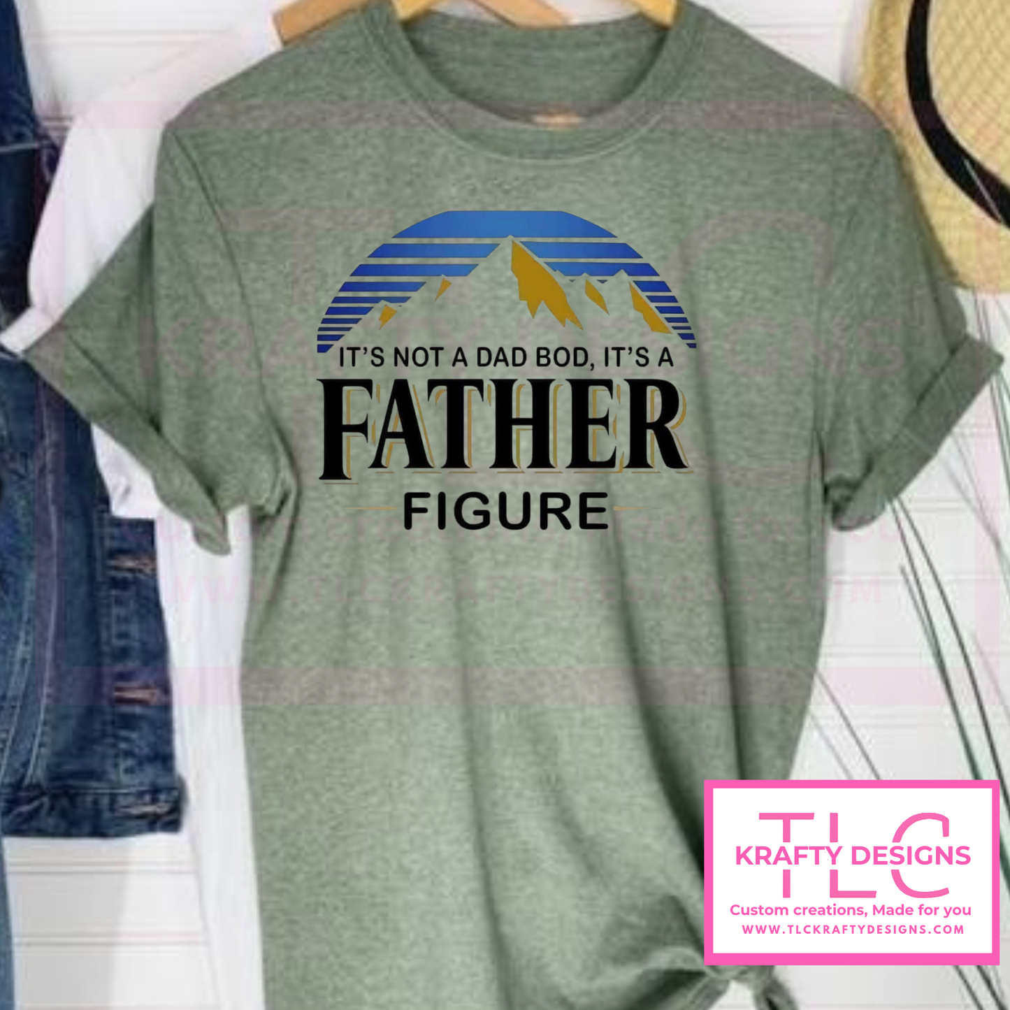 Father Figure Shirt – Funny Dad Bod Tee | Father’s Day Gift for Dads
