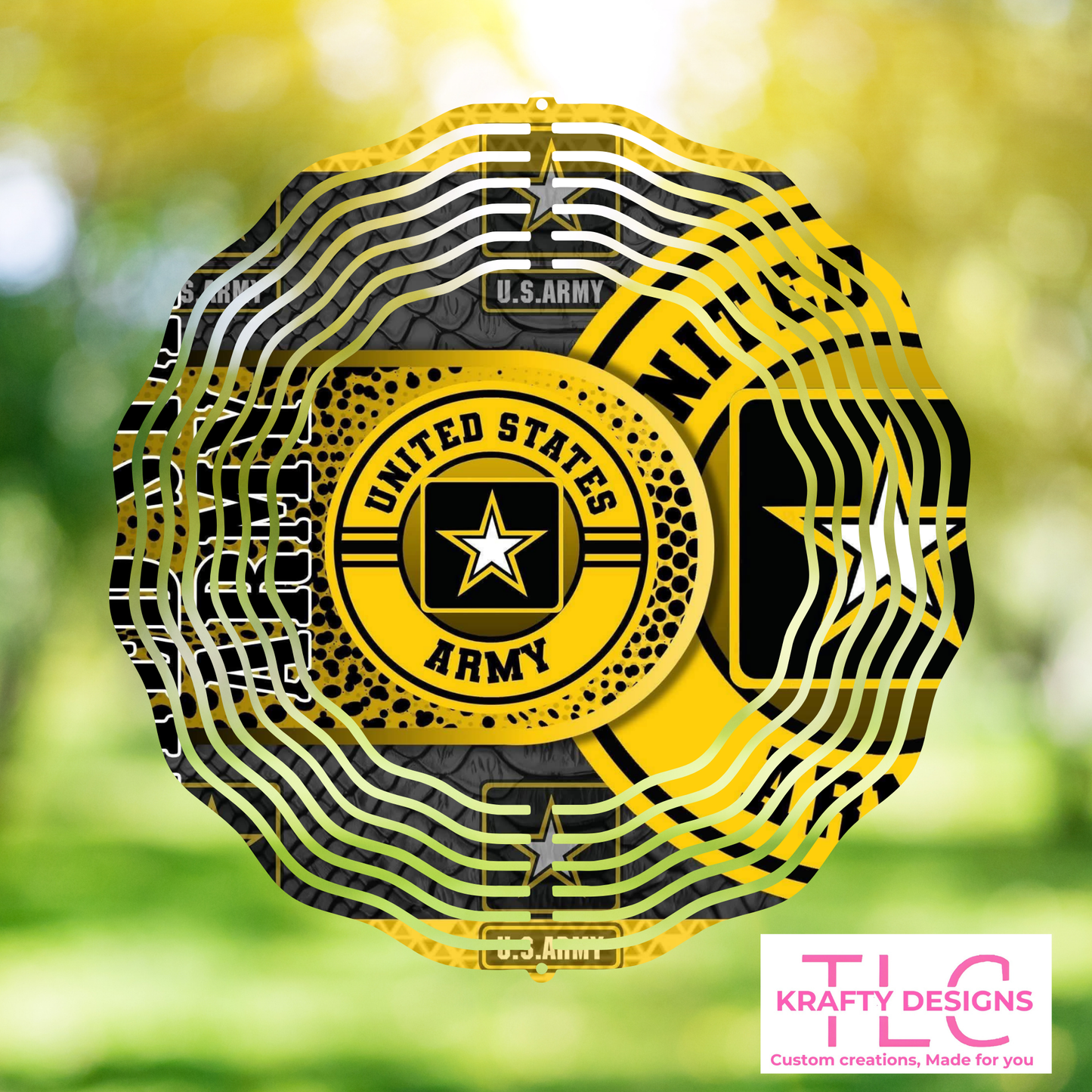 United States Army Wind Spinner – Bold Military Outdoor Decor