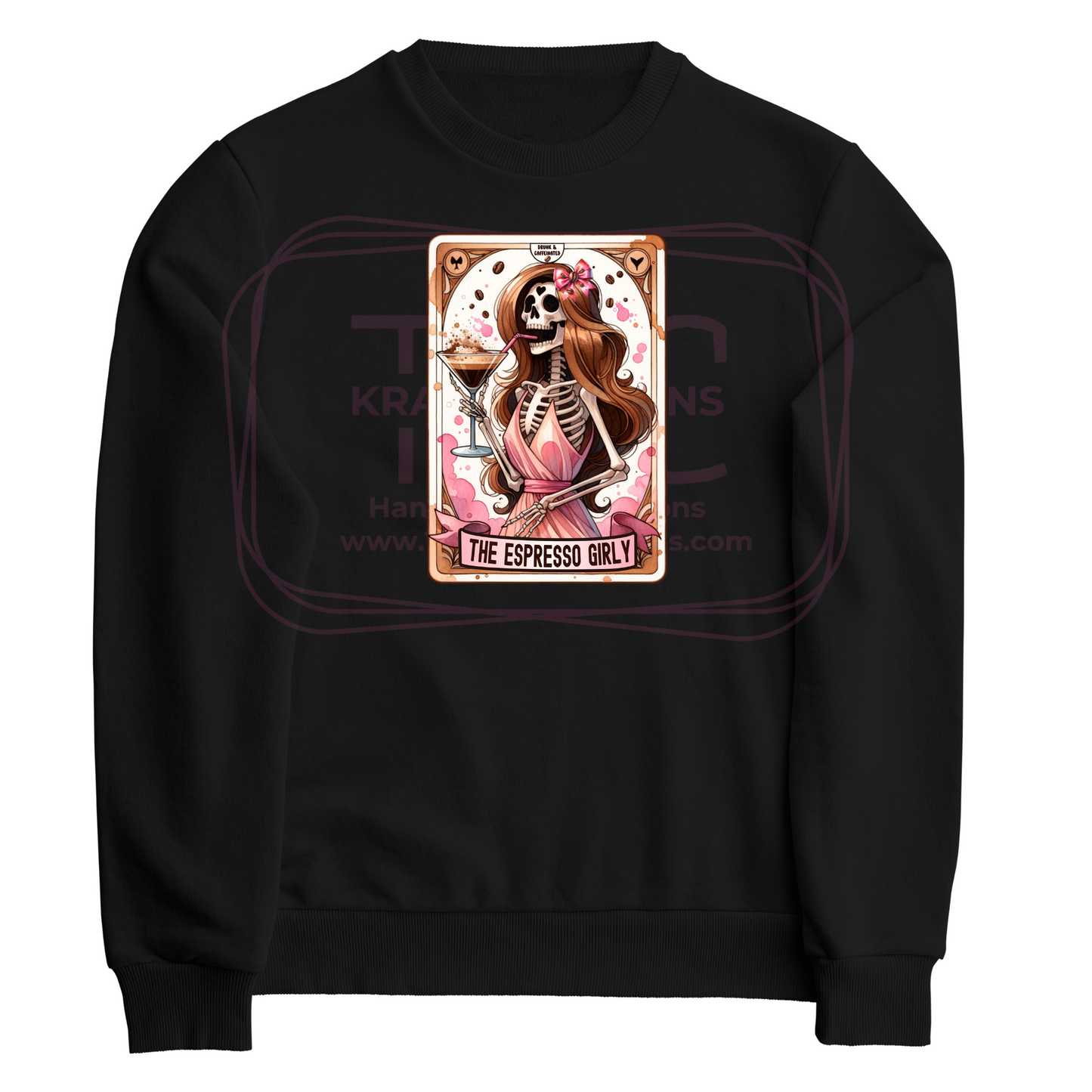 The Espresso Girly Sweatshirt – Fun and Quirky Coffee Lover Apparel