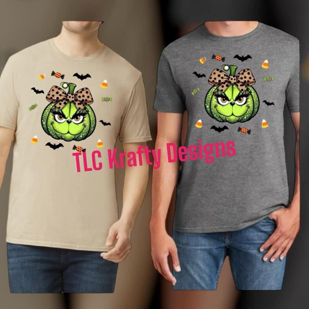 Halloween Green Pumpkin-- Fun & Spooky Tee
