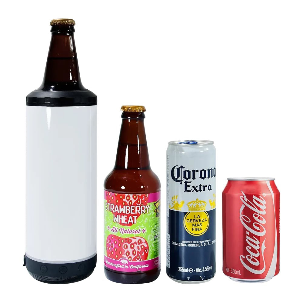Probably Contains Alchohol Because of Kids 12 oz Insulated SLIM Can Cooler Holder with Cup Lid