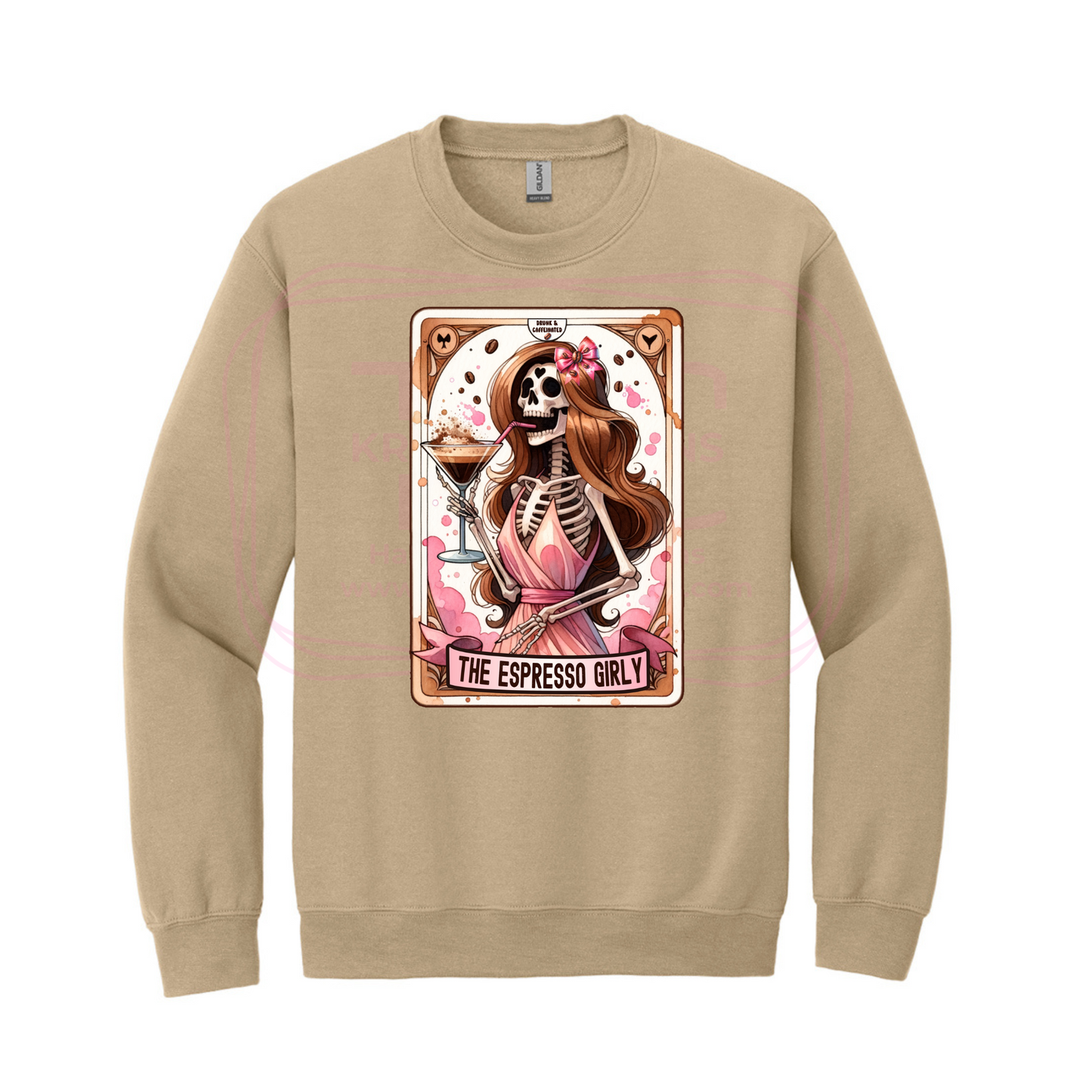 The Espresso Girly Sweatshirt – Fun and Quirky Coffee Lover Apparel