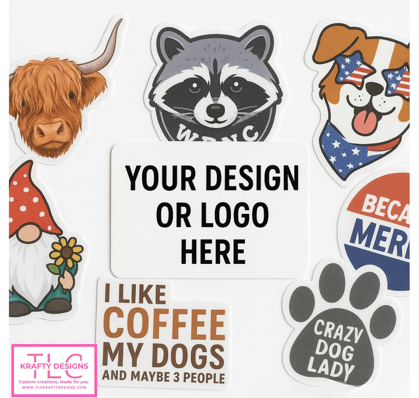 Custom Stickers – Add Your Design or Logo