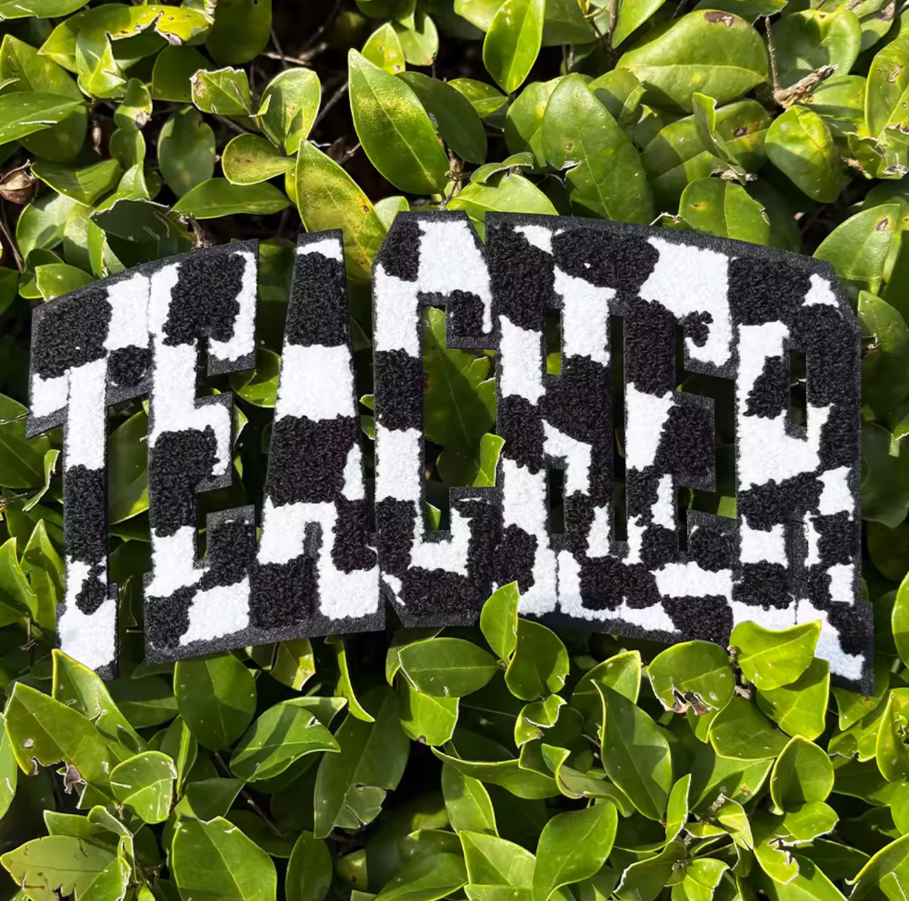 Preorder – Teacher Chenille Patch (10.5”)