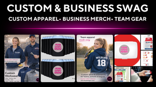 Custom & Business Swag header