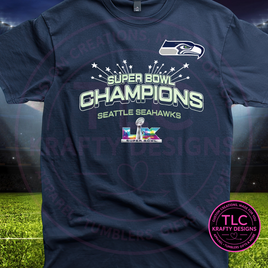 Football Championship Celebration Graphic Apparel – T-Shirt or Sweatshirt