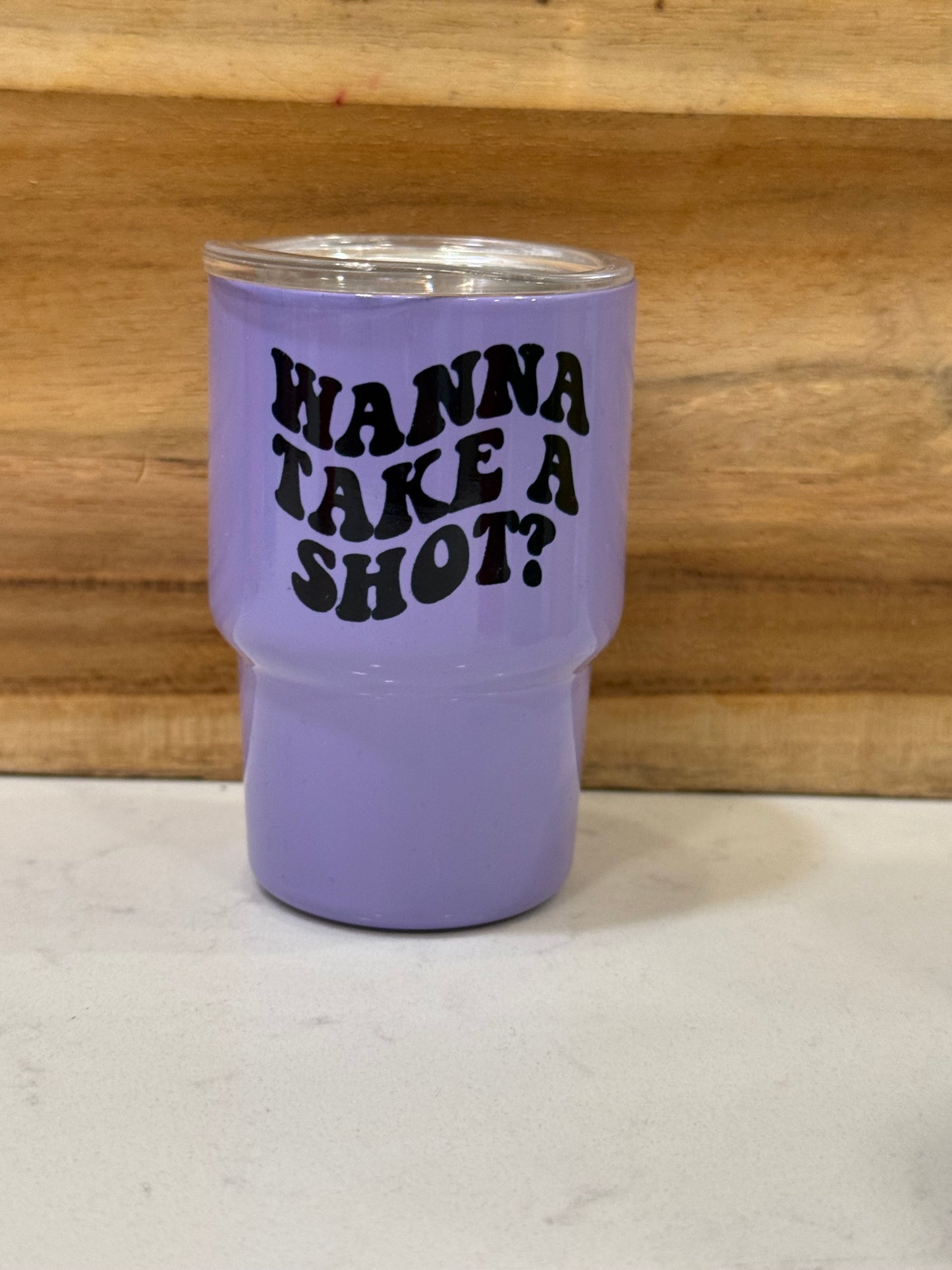 Wanna take a shot ? 3oz mini shot glass