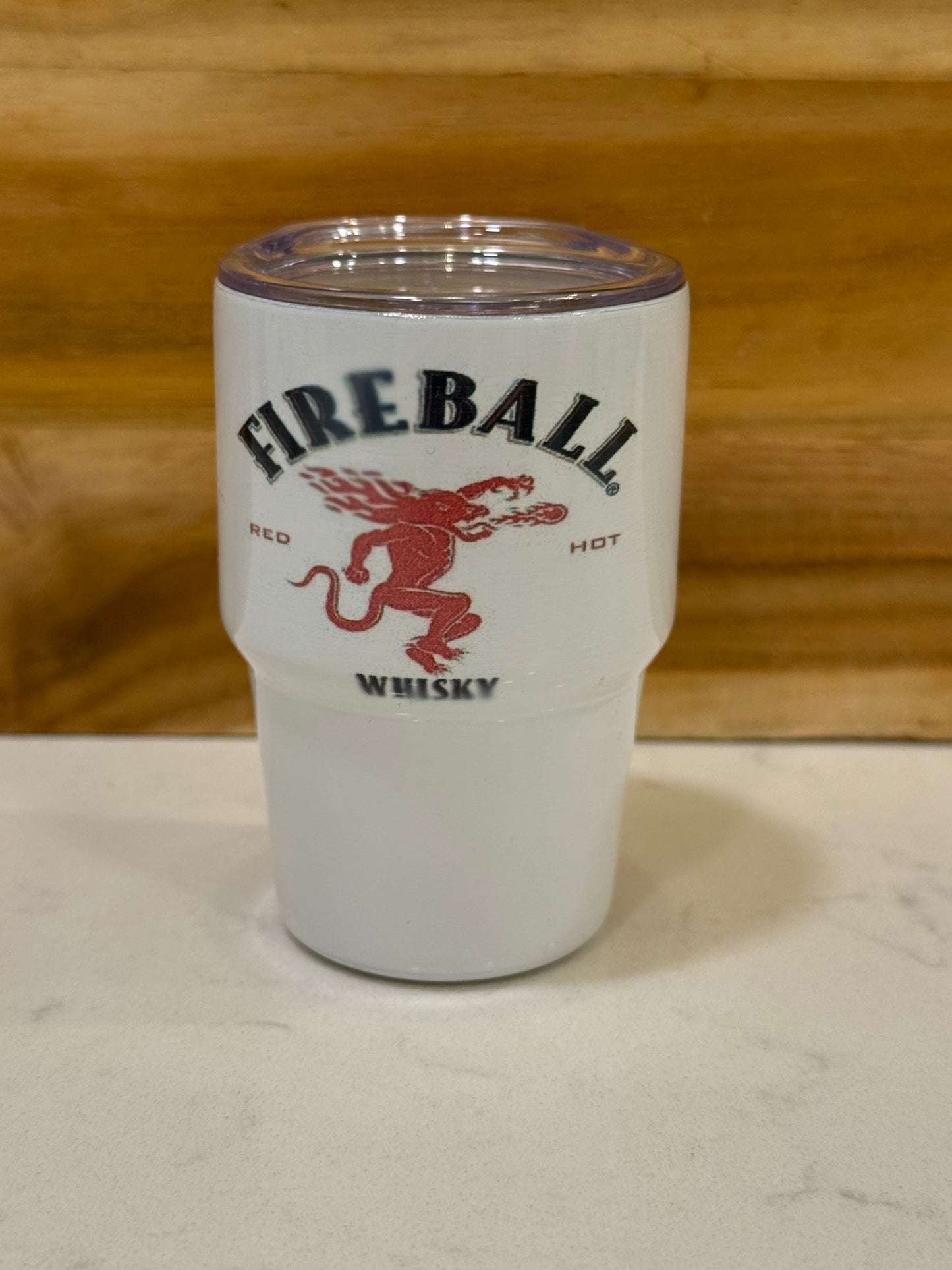 Alcohol logo 3oz mini shot glass