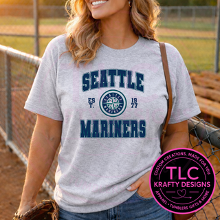 Seattle Baseball Collegiate Logo T-Shirt or Sweatshirt