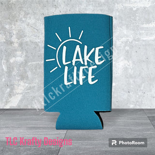 Lake Life Customized Slim & Standard Koozie Can holder
