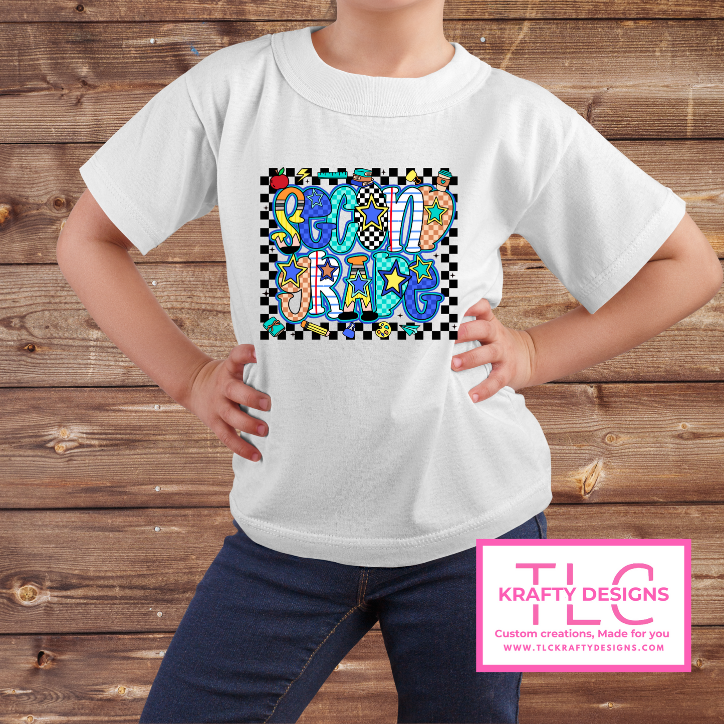 Colorful Grade Level Youth T-Shirts – Back to School Graphic Tees