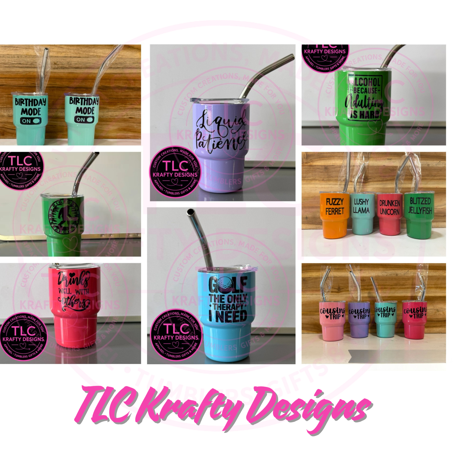 3oz Birthday Mode ON Mini Tumbler – Celebrate in Style!