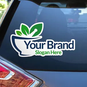 Custom UVT Car Window Logo Decal – Business, Team & Personalized Window Decal
