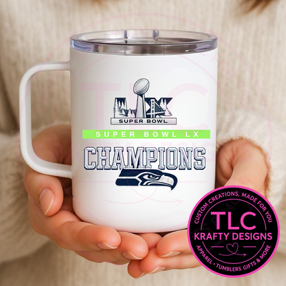 Football Championship Champions Design Travel Mug