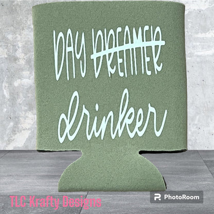 Day Drinker customized Slim & Standared Koozie Can Cooler