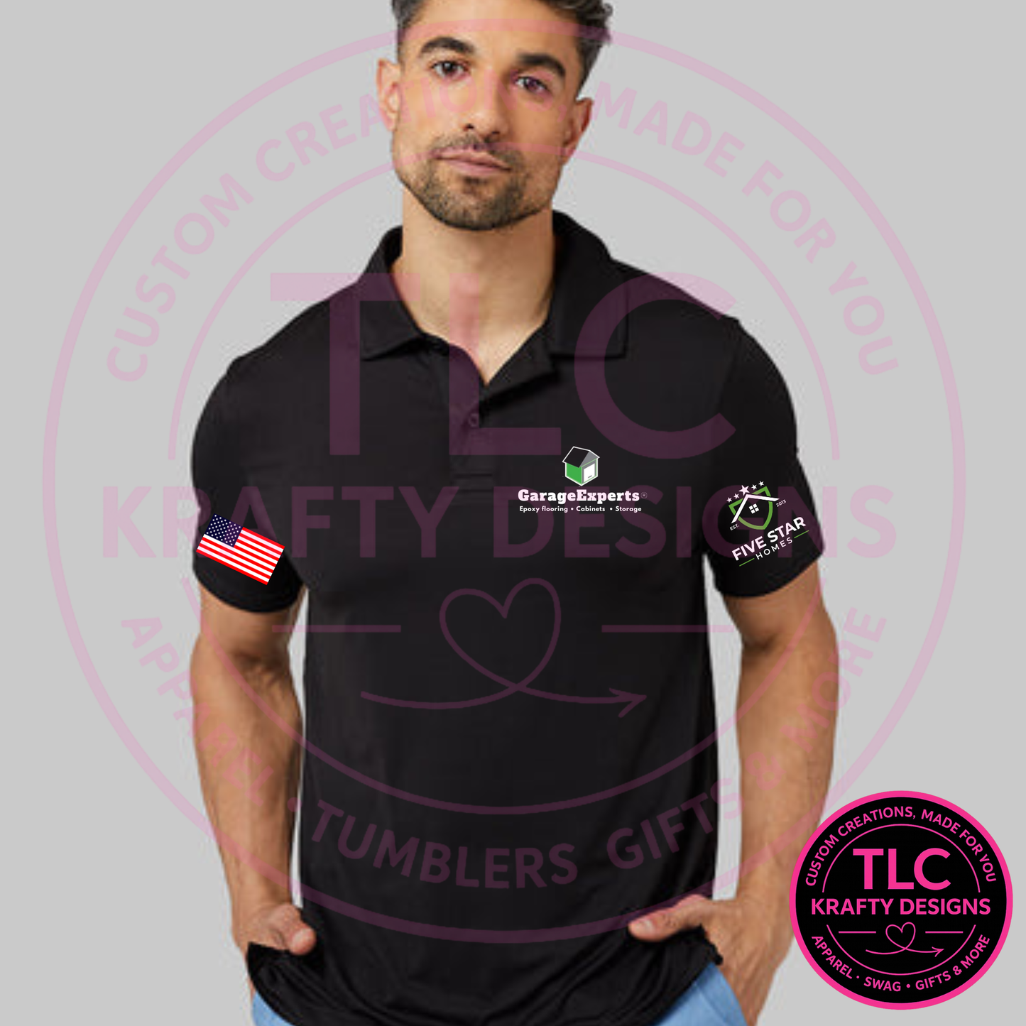 Garage Experts Cool Classic Polo – Custom Company Logo Work Uniform