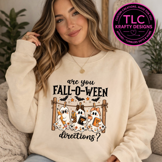 Are You Fall-O-Ween Directions Design – Spooky Season Graphic Apparel