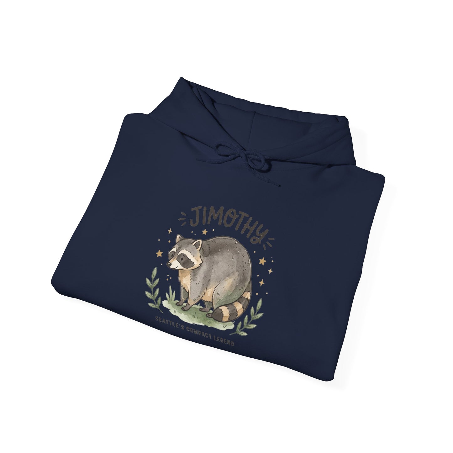 Compact Seattle Raccoon Hoodie | Jimothy-inspired, Wholesome Meme Wildlife